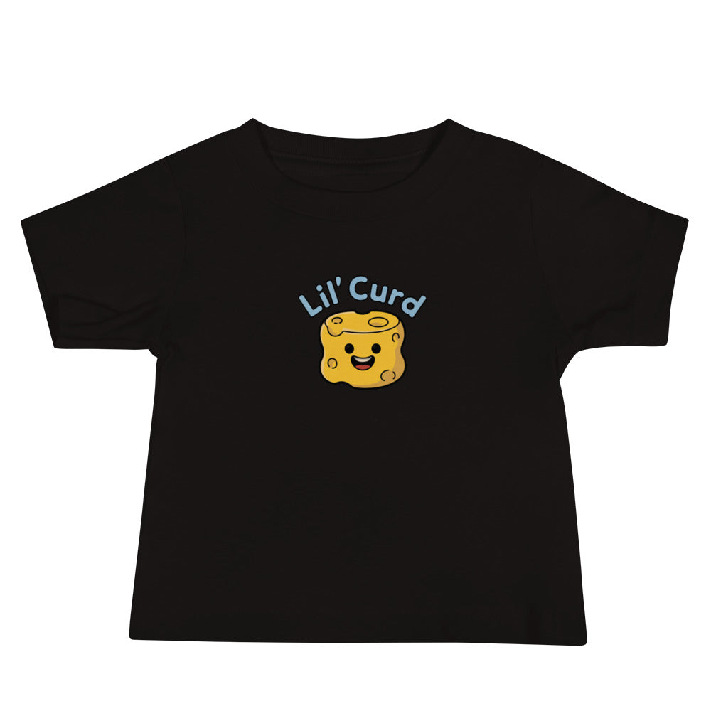 Wisconsin Infant Tee "Lil' Curd" Cheese Curd - Black