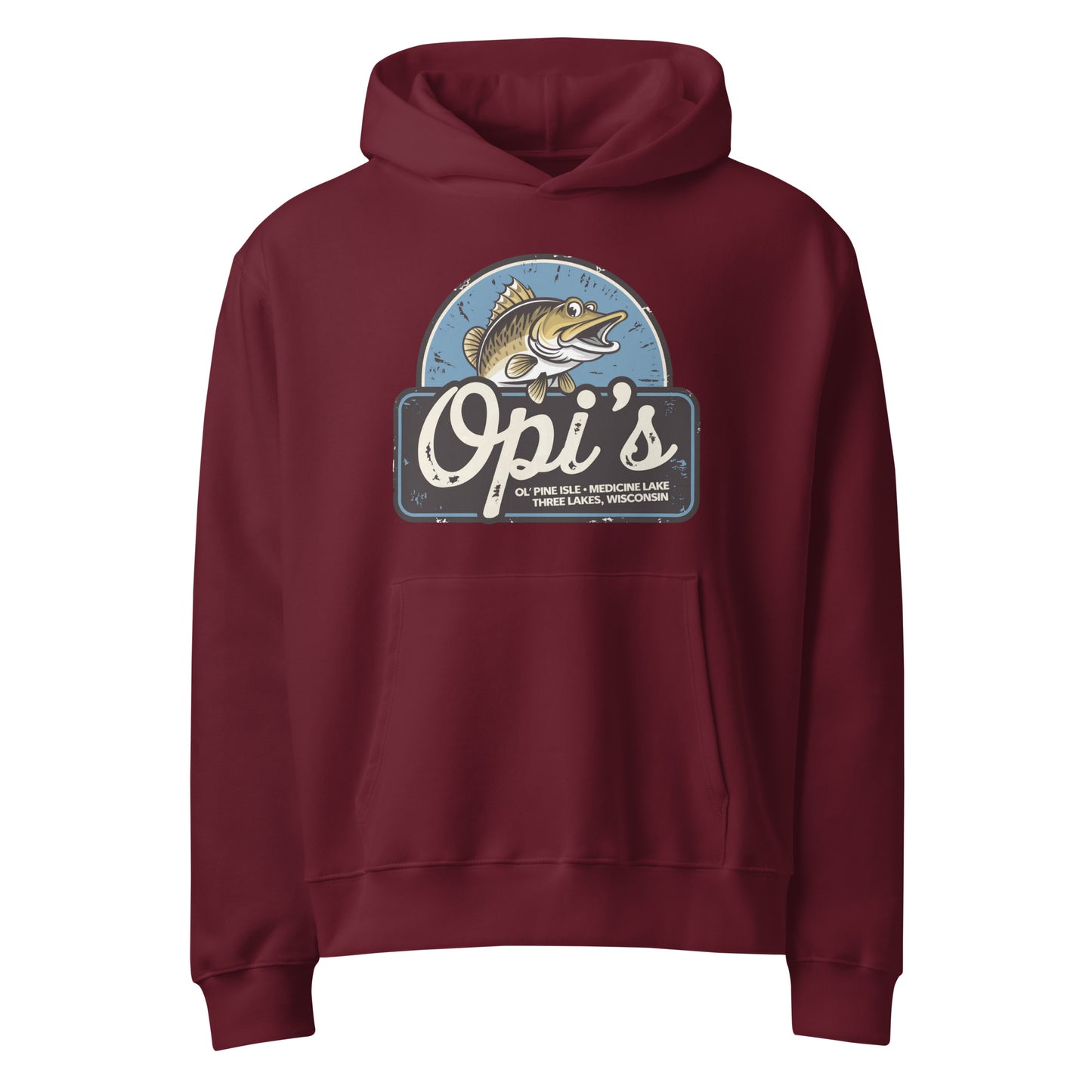 Opi's Ol' Pine Isle Hoodie Three Lakes Wisconsin