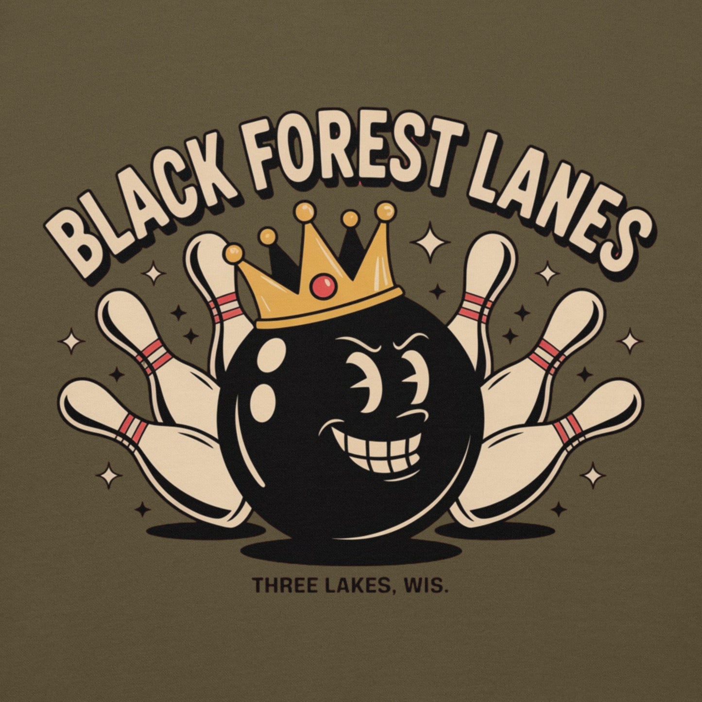 Black Forest Lanes Three Lakes Wisconsin Bowling Alley Green