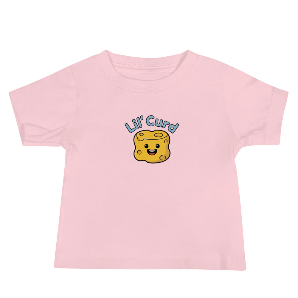 Wisconsin Infant Tee "Lil' Curd" Cheese Curd - White
