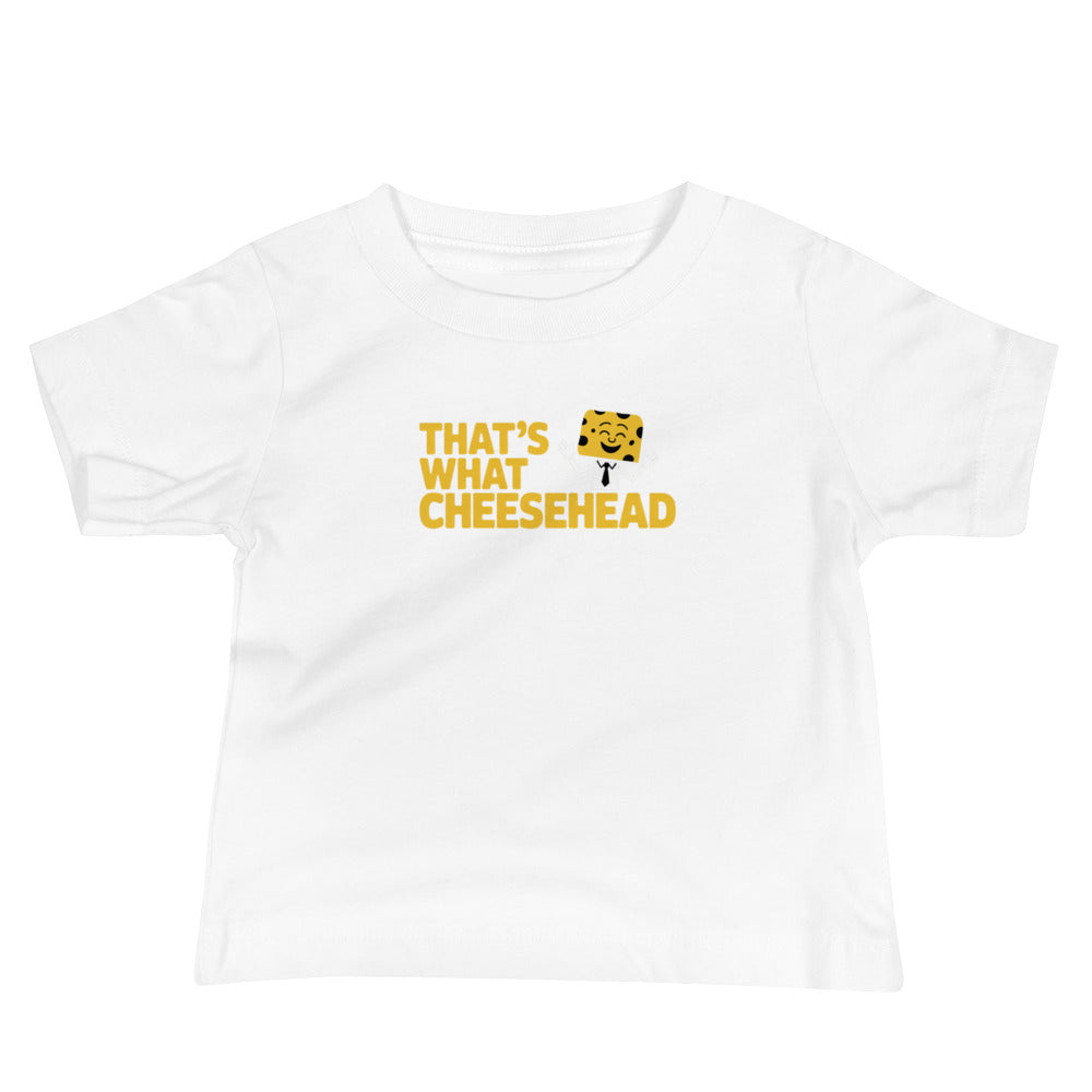 That's What Cheesecurd infant Wisconsin tee white