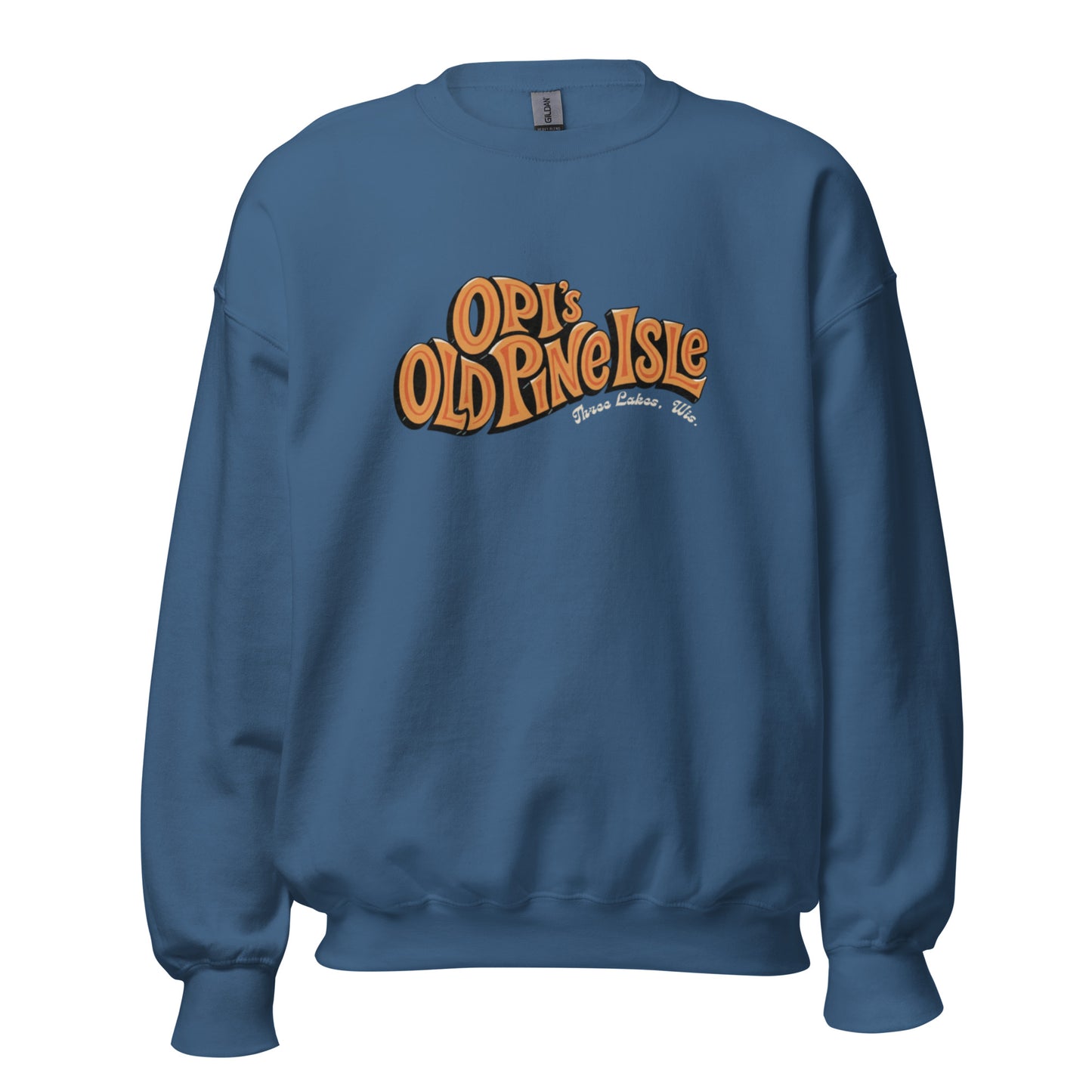 Opi's Old Pine Isle Crewneck - Blue