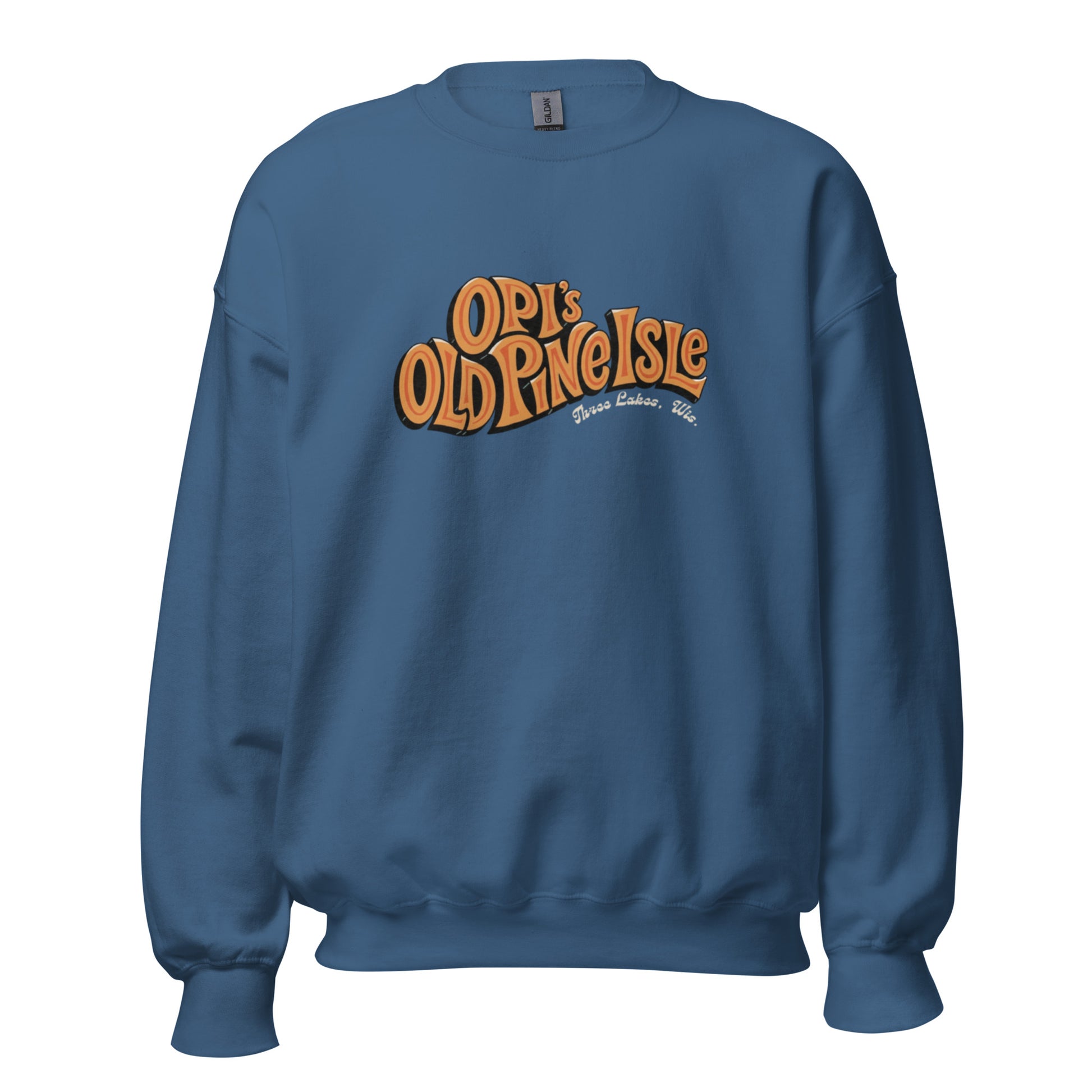 Opi's Old Pine Isle Crewneck - Blue