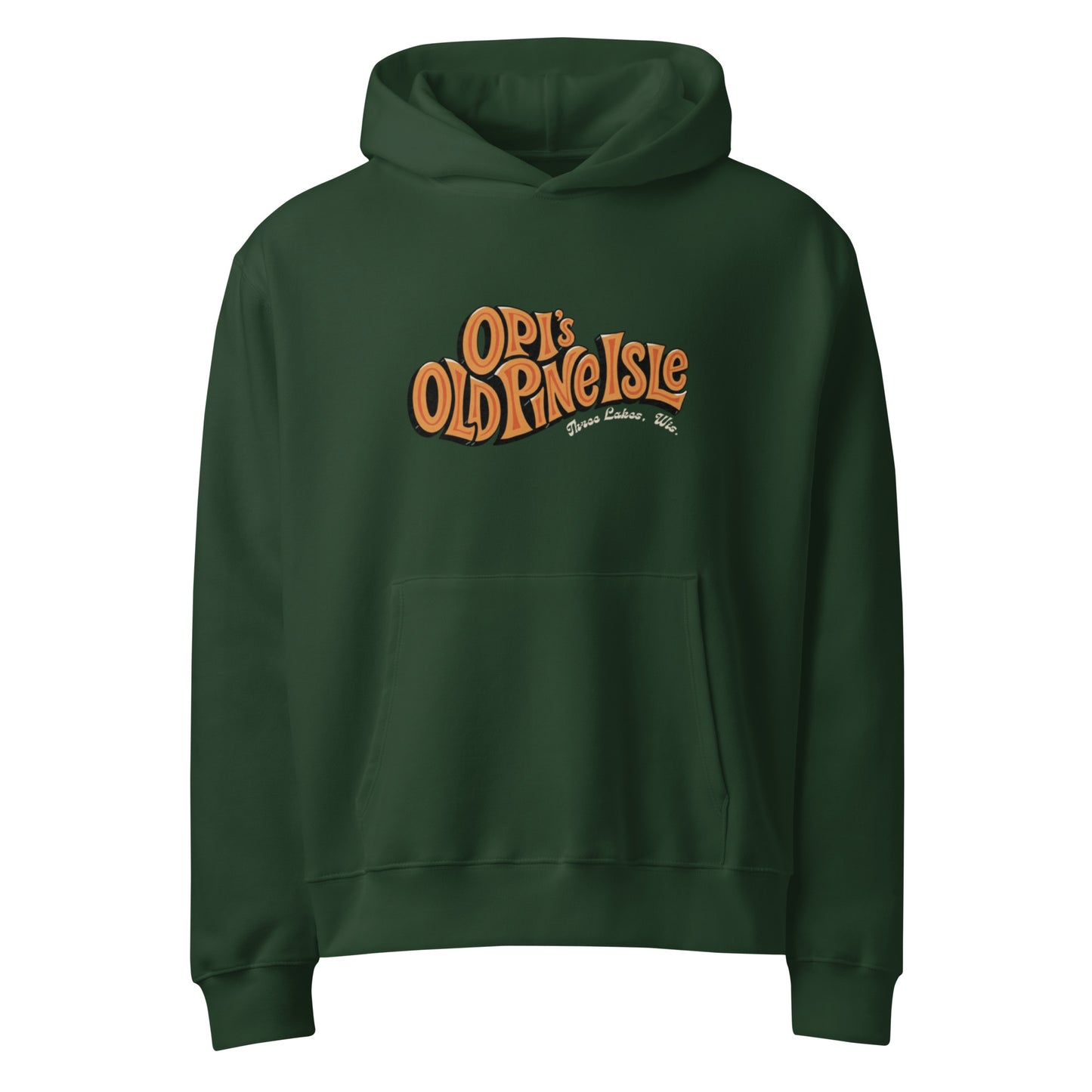 Opi's Old Pine Isle Hoodie - Green