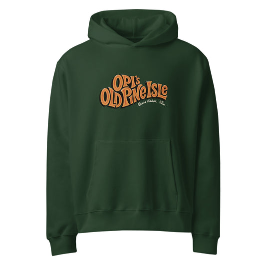 Opi's Old Pine Isle Hoodie - Green