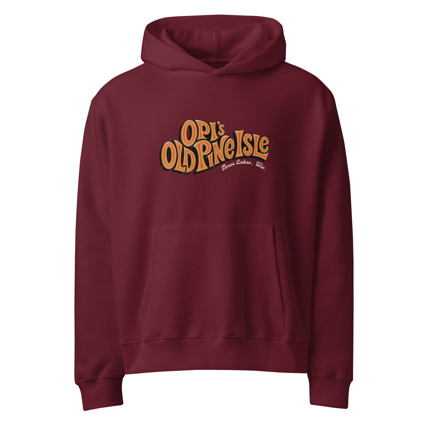 Opi's Old Pine Isle Hoodie - Cardinal