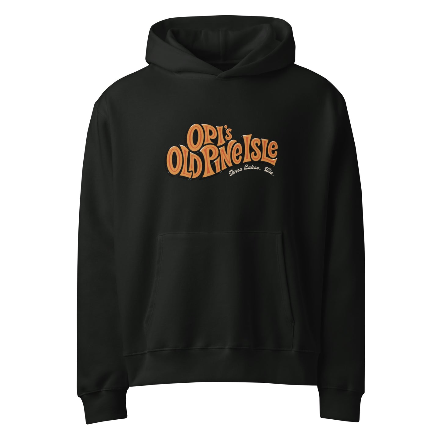 Opi's Old Pine Isle Hoodie - Black