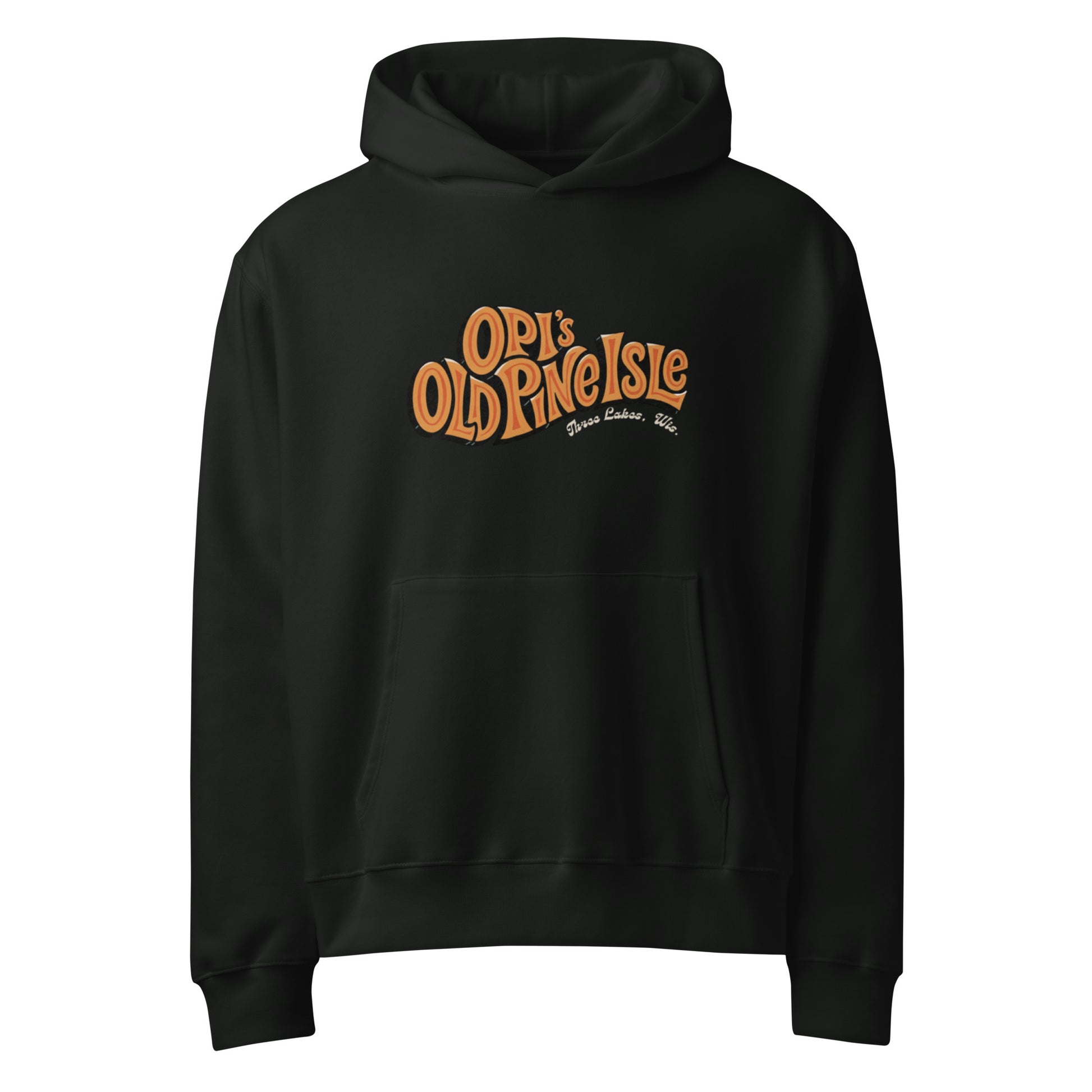 Opi's Old Pine Isle Hoodie - Black