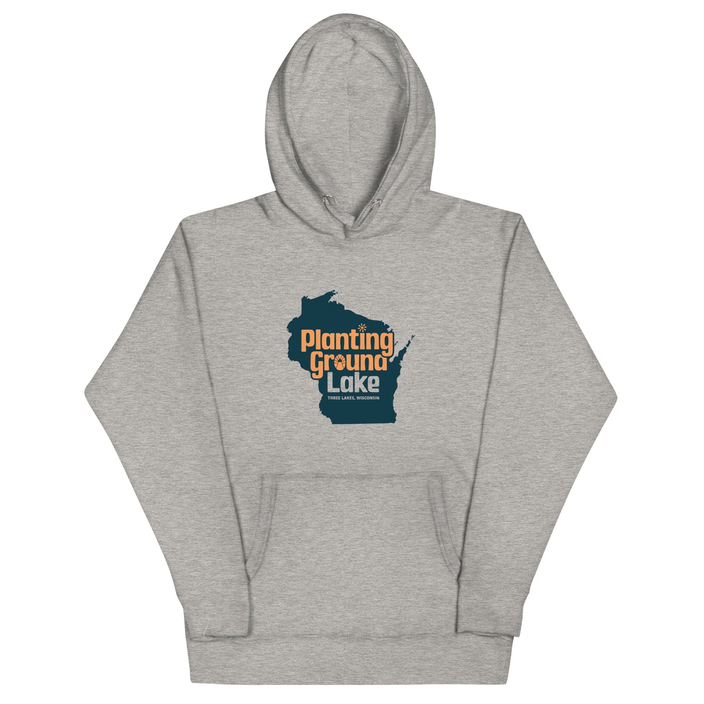 Planting Ground Lake Three Lakes Wisconsin Hoodie