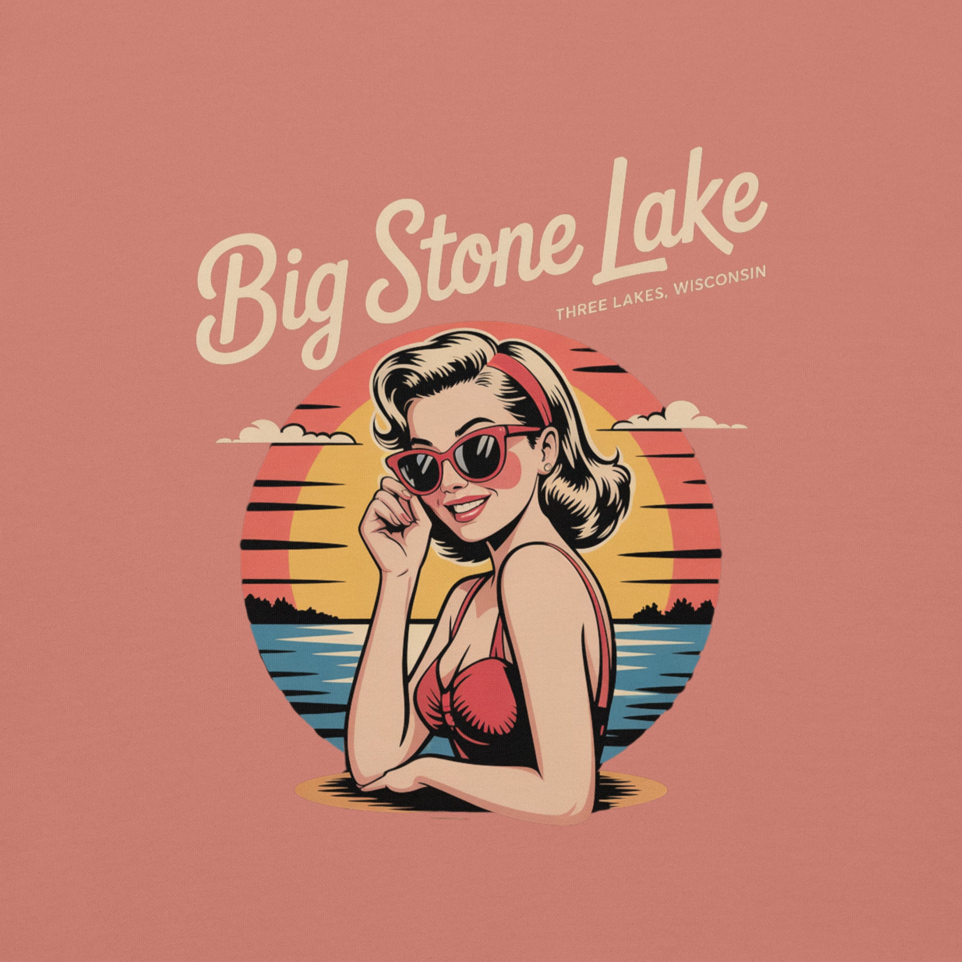 Big Stone Lake Pinup Girl Three Lakes Wisconsin
