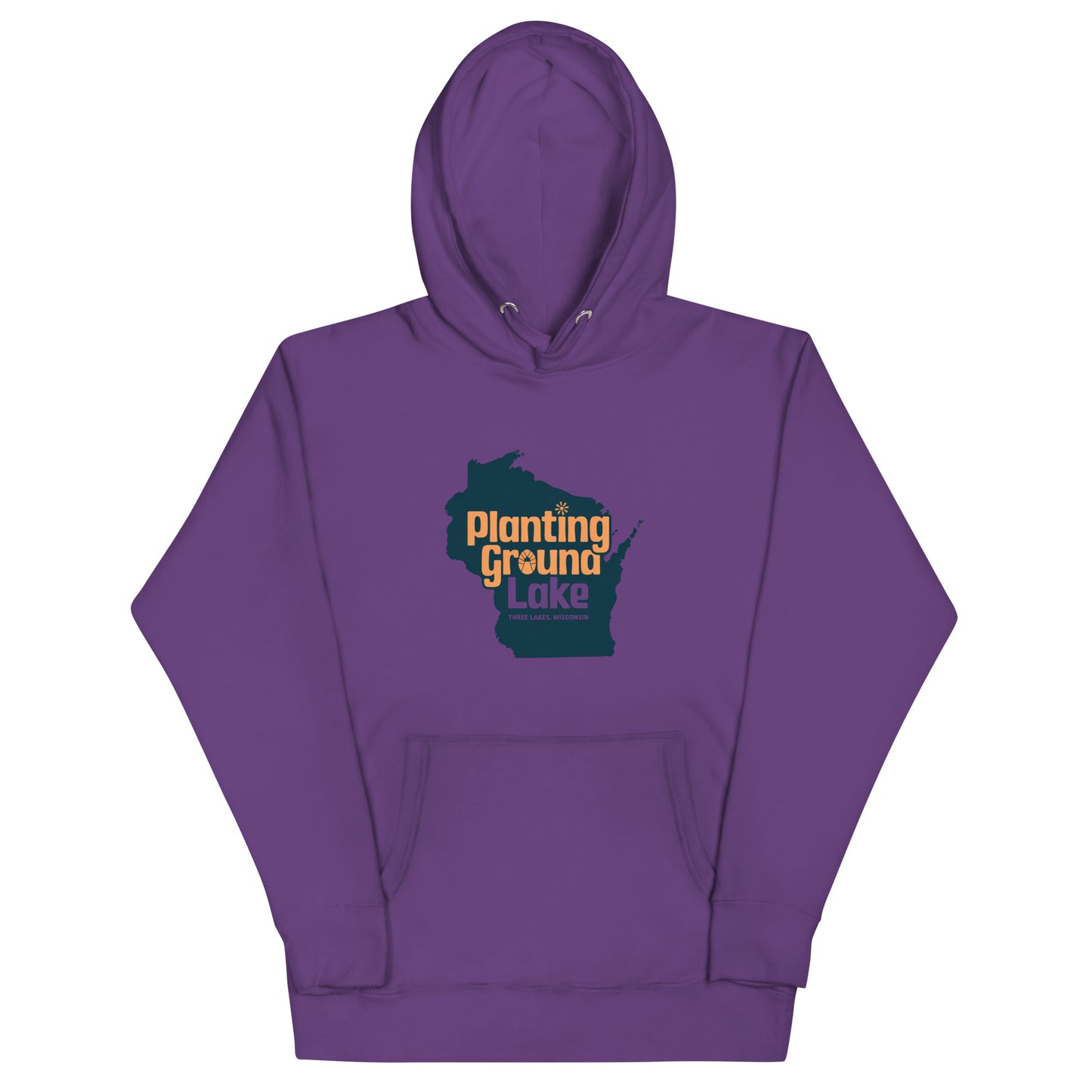 Planting Ground Lake Three Lakes Wisconsin Hoodie