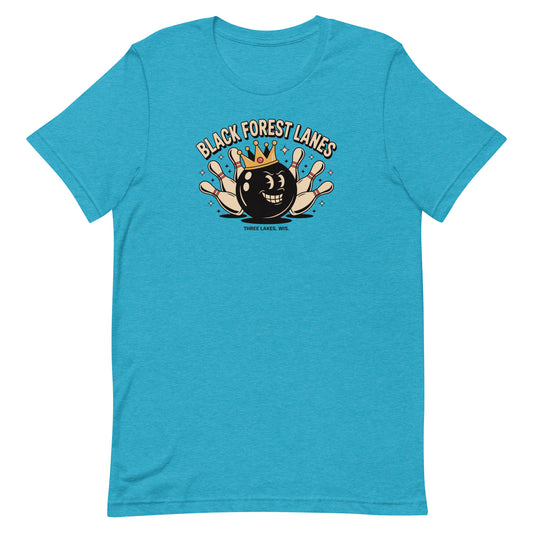 Black Forest Lanes Bowling Alley Three Lakes Wisconsin Vintage Tee
