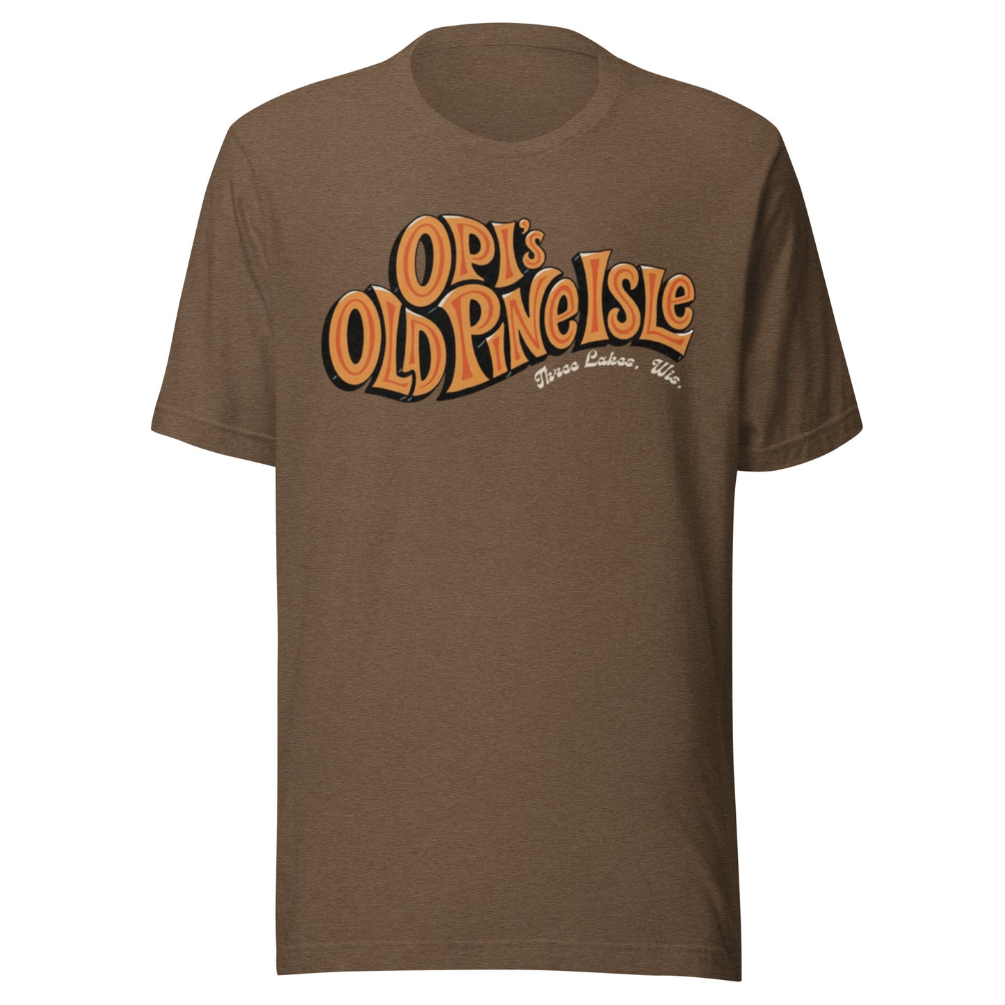 Opi's Old Pine Isle Tee - Brown