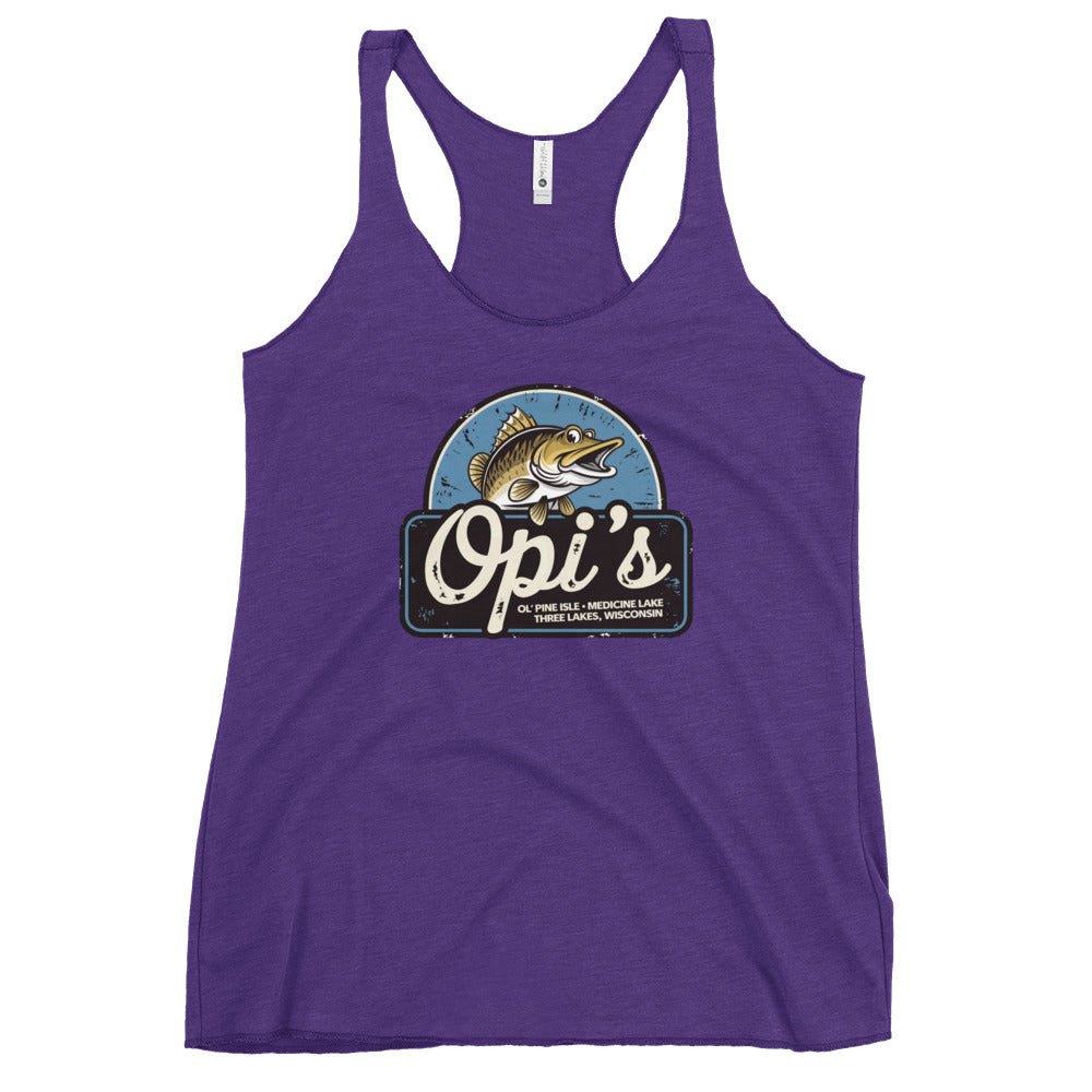 Opi's Fish Logo Three Lakes Wisconsin Tank