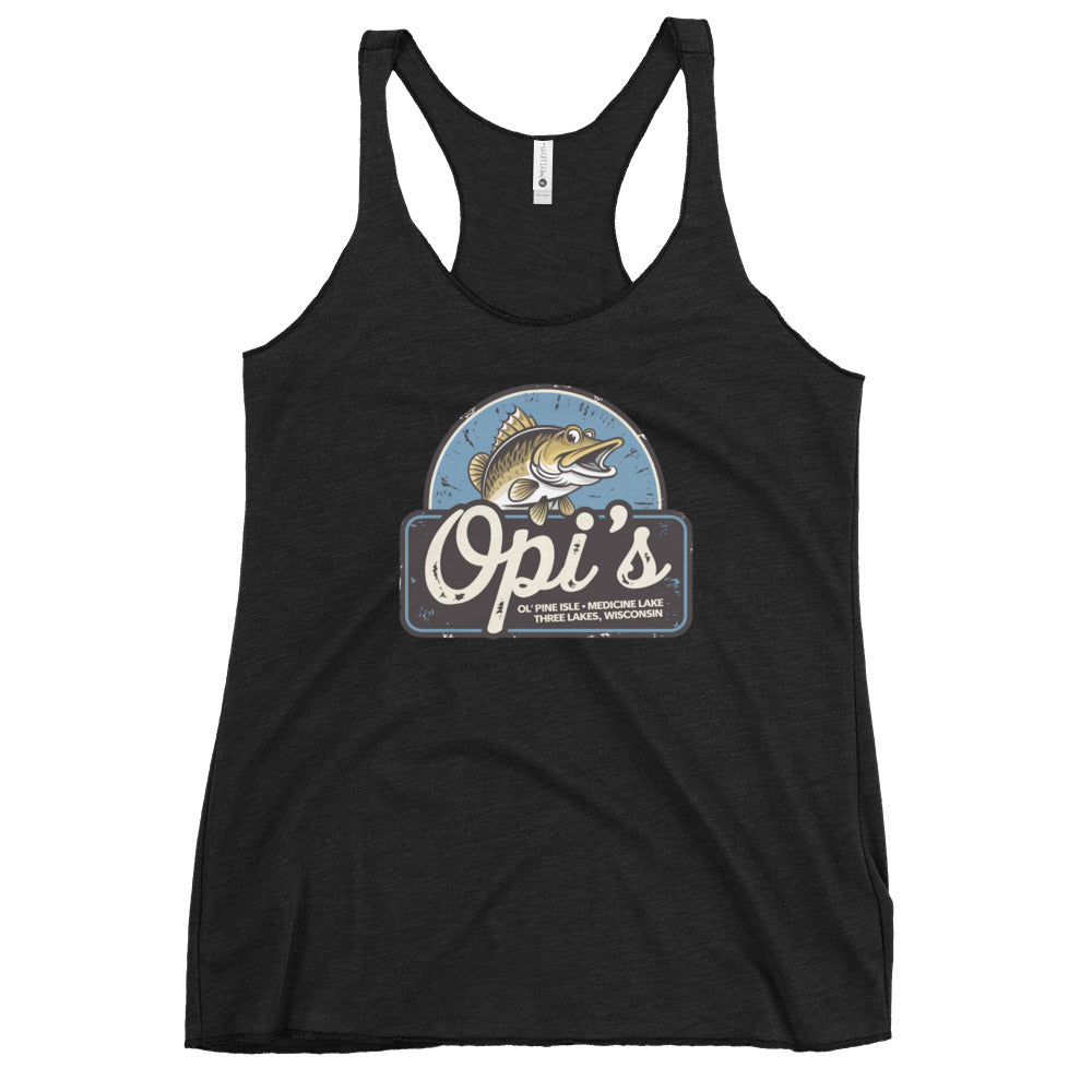 Opi's Fish Logo Three Lakes Wisconsin Tank