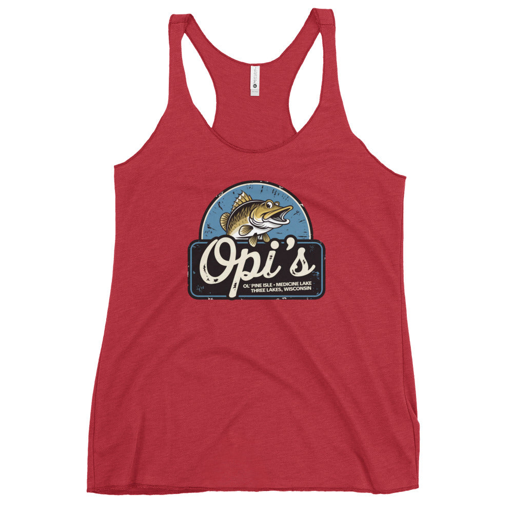 Opi's Fish Logo Three Lakes Wisconsin Tank