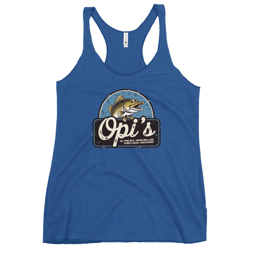 Opi's Fish Logo Three Lakes Wisconsin Tank