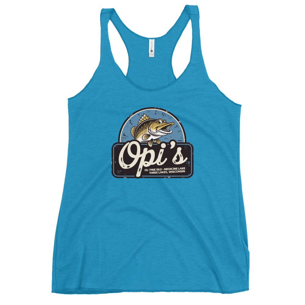 Opi's Fish Logo Three Lakes Wisconsin Tank